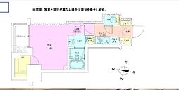 RBM半蔵門レジデンス 1Kの間取図画像
