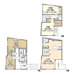 Kolet南行徳 1階2SLDKの間取り