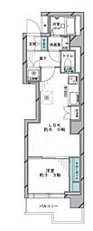 ワコー三田マンション 1LDKの間取図画像