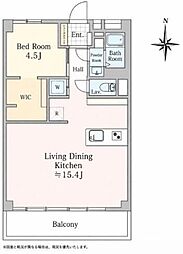 マンション茅ヶ崎 1LDKの間取図画像