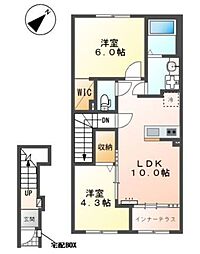 エクステンド・Y 2LDKの間取図画像