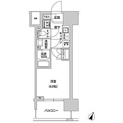 ラクラス幡ヶ谷 1Kの間取図画像