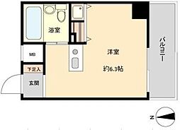 サイトピア ワンルームの間取図画像