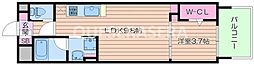 アーバネックス心斎橋2 1LDKの間取図画像