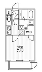 ＬＥＧＡＬＡＮＤ早稲田 1階1Kの間取り