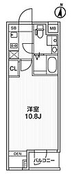 BeverlyHomes石神井台 1Kの間取図画像