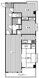 リヴェール・フレア田無 3LDKの間取図画像