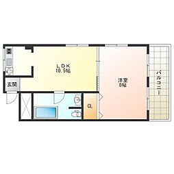 阪神なんば線 千鳥橋駅 徒歩11分 3階/-