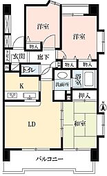 ドゥーエ練馬 3LDKの間取図画像