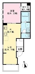 クリサンテーモNearly ZEH・IOT賃貸 1LDKの間取図画像