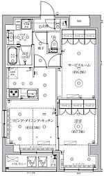 セジョリ練馬平和台2 1SLDKの間取図画像