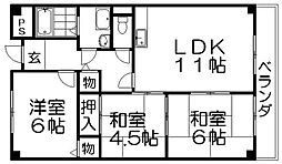 ソレイユ神田2 3LDKの間取図画像