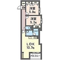 プレステージ柏陽　Ａ 00301 ｜ 神奈川県横浜市栄区柏陽24-19（賃貸マンション2LDK・3階・58.87㎡） その2