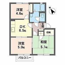 ガーデンＴＯＭ 0202 ｜ 滋賀県大津市大萱７丁目9-10（賃貸アパート3DK・2階・50.78㎡） その2