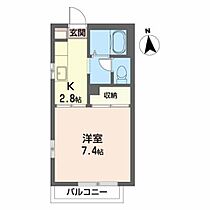 アピア 202 ｜ 岩手県盛岡市津志田西１丁目20-12（賃貸アパート1K・2階・24.50㎡） その2