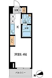 レジデンス雪が谷大塚 ワンルームの間取図画像