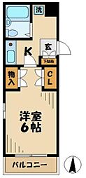 間取図画像 1K