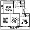 釈尊寺第一住宅12号棟2階5.6万円