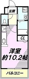 S-FORT八王子南 ワンルームの間取図画像