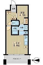 ドゥーエ清澄白河 ワンルームの間取図画像
