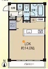 物件の間取り