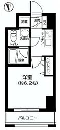 コンシェリア御茶ノ水 1Kの間取図画像