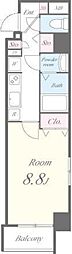 T'SSTAGE 1Kの間取図画像