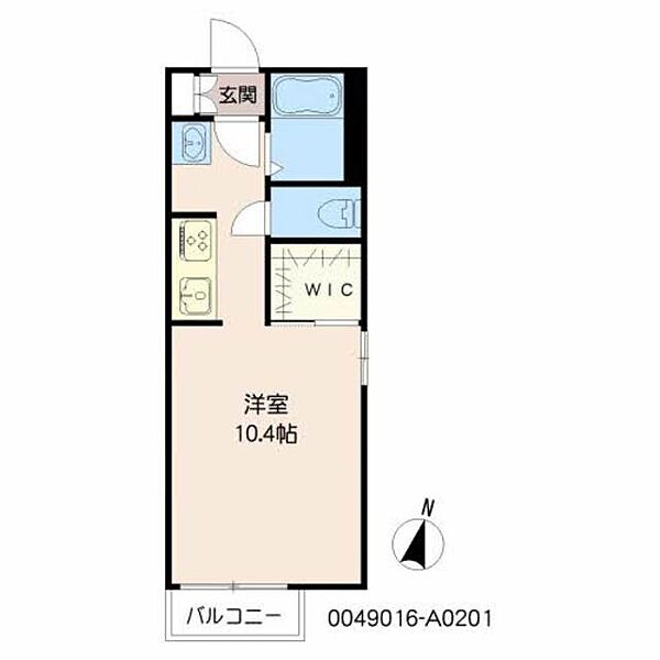 ソフィア月出　Ａ棟 A0201｜熊本県熊本市東区月出７丁目(賃貸アパート1R・2階・24.00㎡)の写真 その2