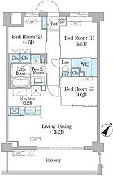 間取図画像 3LDK