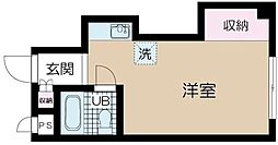 ＮＳＧＡＴＥ荻窪 3階ワンルームの間取り