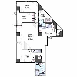 レグノ・セレーノ 4LDKの間取図画像