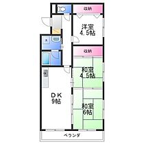 サンディア  ｜ 大阪府泉佐野市日根野（賃貸マンション3LDK・2階・60.00㎡） その2