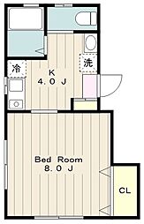 ハイムマイ 1Kの間取図画像