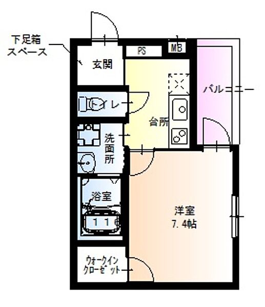 兵庫県神戸市灘区大石南町１丁目(賃貸アパート1K・3階・28.14㎡)の写真 その2