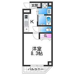 フィオーラマンション天王寺 2階