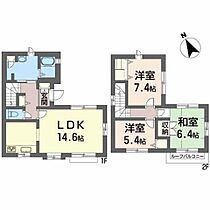 グランバリエ久保田Ｂ 902 ｜ 山形県山形市久保田２丁目7-1（賃貸アパート3LDK・1階・85.10㎡） その2