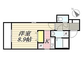 Quatre Saisons　井尻 301 ｜ 福岡県福岡市南区井尻５丁目8-16（賃貸アパート1R・3階・30.81㎡） その2