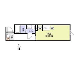 Ｍｏｎｏｌｏｇｕｅ 3階ワンルームの間取り