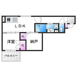 セレニティ長吉出戸 2階/-