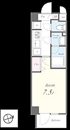 プレジール練馬北町 3階1Kの間取り