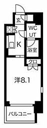 SPATIESolide三軒茶屋 1Kの間取図画像