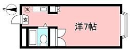 パークアベニュー・アートヴィレッジ壱番館 ワンルームの間取図画像