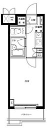 ルーブル西馬込参番館 1Kの間取図画像