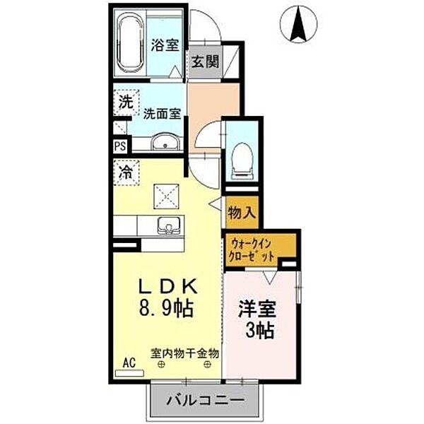 フェリーチェ（大和） A101｜静岡県富士宮市城北町(賃貸アパート1LDK・1階・34.32㎡)の写真 その2