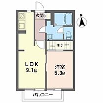 エステート神明Ｂ 103 ｜ 福島県郡山市神明町9-22（賃貸アパート1LDK・1階・35.00㎡） その2