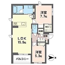 サン　マノワール 00301 ｜ 東京都三鷹市上連雀２丁目20-3（賃貸マンション2LDK・3階・66.31㎡） その2