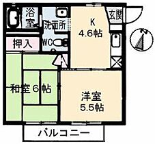 セフォラハイツ A0202 ｜ 山口県玖珂郡和木町和木４丁目13-23（賃貸アパート2K・2階・36.54㎡） その2