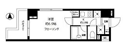 グロースメゾン亀戸 1Kの間取図画像