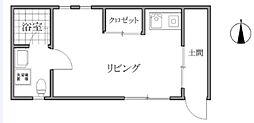 フェスティナレンテ ワンルームの間取図画像