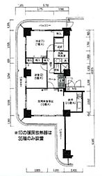 ノースピア上落合2号棟 2LDKの間取図画像